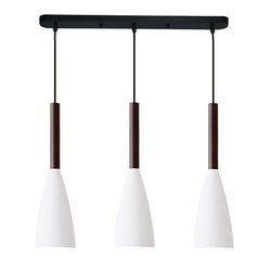 Lights of Scandinavia - Trine - Nordic contemporary 3 pendant lighting. Modern design, aluminum body and adjustable cord length. Dining Table Pendant lights. Kitchen Island Chandelier, Pendant light Home Decoration indoor lighting, Chandeliers for bedroom